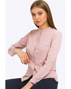 Строгая блузка цвета пыльной розы Emka B2300/oswalt