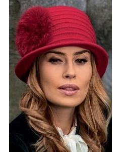 Женская шляпка с помпоном Landre Aga2