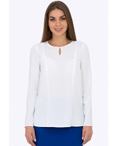 Белая блузка Emka Fashion b 2201/anet