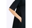 Тёмно-синее платье с рукавами до локтя Emka PL671/shelbi