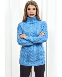 Женский свитер голубого цвета  Andovers Z299