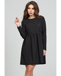 Чёрное коктейльное платье Donna Saggia DSP-299-6