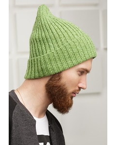 Зелёная мужская шапка SuperShapka Oriiginal Cross