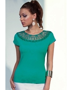 Блузка зеленого цвета Sunwear N49-2