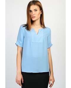 Голубая блузка Emka Fashion b 2176/barselona