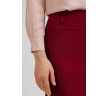 Короткая юбка-карандаш бордового цвета Emka S202-50/pelican