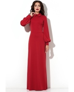 Длинное платье в пол красного цвета Donna Saggia DSP-190-29t