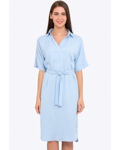 Повседневное летнее платье нежно-голубого цвета Emka PL-582/djilian