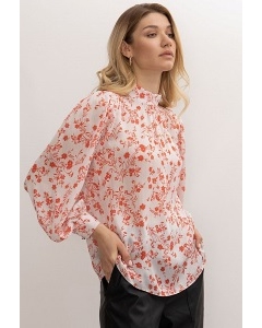 Изящная блузка с цветочным принтом Emka B2646/grafic