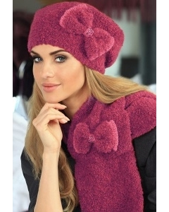 Женский комплект шапка с шарфом Kamea Arleta 