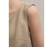 Оливковая блузка без рукавов Emka B2535/ella