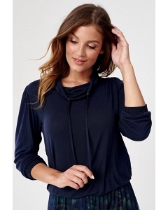 Тёмно-синяя блузка Sunwear C12-5-30