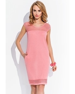 Коралловое платье Sunwear RS117-2