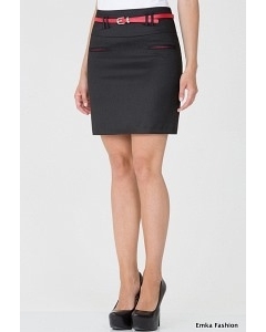 Короткая черная юбка Emka Fashion 453-vega