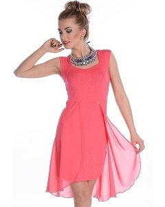 Малиновое платье Enny (весна-лето 2014) 17008