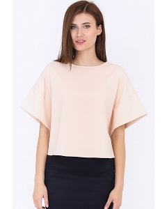 Персиковая блузка Emka Fashion b 2202/fidan
