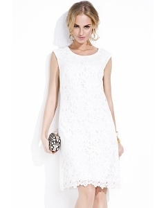 Белое кружевное платье Zaps Celestia