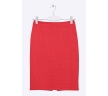 Красная юбка в мелкий белый горошек Emka S773/oktavian