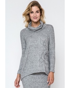 Женский свитер светло-серого цвета Enny 240180
