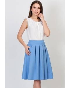 Юбка нежно-голубого цвета Emka Fashion 552-alie
