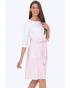 Летняя юбка розового цвета Emka Fashion 247/djuana