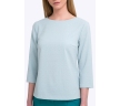Женская блузка из фактурной ткани мятного цвета Emka B2204/saffa