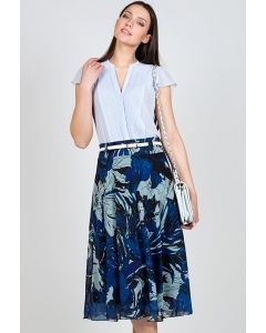 Летняя юбка из шифона Emka Fashion 484-aime