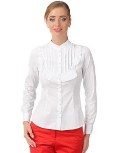 Женская белая рубашка