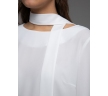 Молочная блузка прямого кроя Emka B2509/moriviz