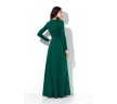 купить длинное зеленое платье