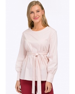 Бледно-розовая блузка с длинными рукавами Emka B2371/ragazza