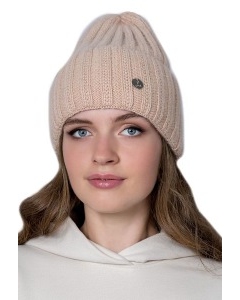Женская теплая шапка из ангоры Landre Перла