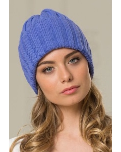 Женская шапка сине-сиреневого цвета Landre Берлин