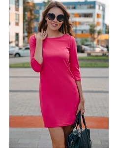 Коктейльное платье ярко-розового цвета Donna Saggia DSP-102-62t