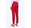 Красные женские брюки слегка зауженные к низу Emka D068/amour