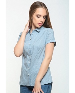 Голубая женская рубашка Bravissimo 162150