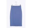 Синяя офисная юбка-карандаш Emka S699/vance