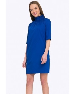 Короткое синее платье Emka PL663/rendi