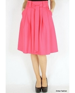 Юбка-колокол розового цвета Emka Fashion 247-sitara