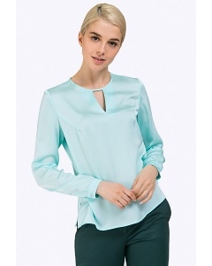 Блузка с коротким рукавом мятного цвета Emka Блузка B2263/groove