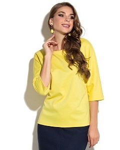 Жёлтая блузка Donna Saggia DSB-35-54t
