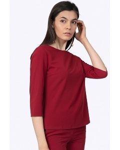 Блузка насыщенного бордового цвета Emka B2204/matilda