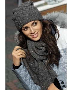 Женский комплект (шапка и шарф) Kamea Valeri