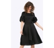 Чёрное платье А-силуэта Emka PL878/arty