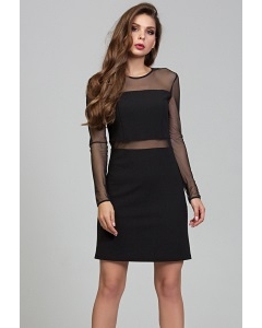Чёрное мини-платье Donna Saggia DSP-308-4t