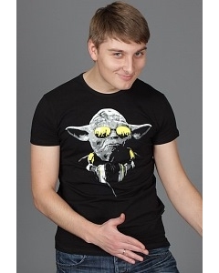 Мужская футболка Yoda (Светится в темноте и ультрафиолете)