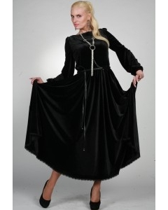 Длинное бархатное платье Chertina&Durre | 9959 