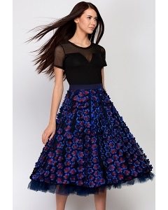 Шикарная юбка Emka Fashion 601-ripple