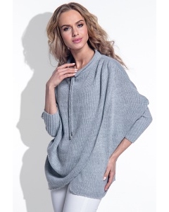 Женский свитер серого цвета Fimfi I160
