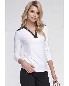 Белая осенняя блузка Sunwear O09-5-57